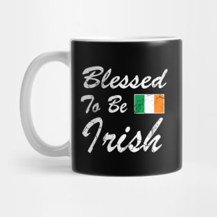 Blessed To Be Irish Ireland Flag St Patrick's Day Mug